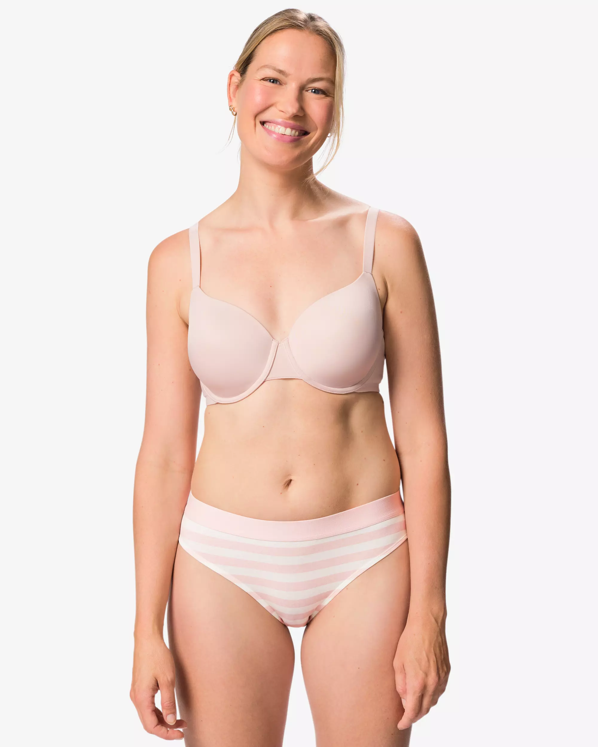 slip femme coton everyday bande ceinturée rayures