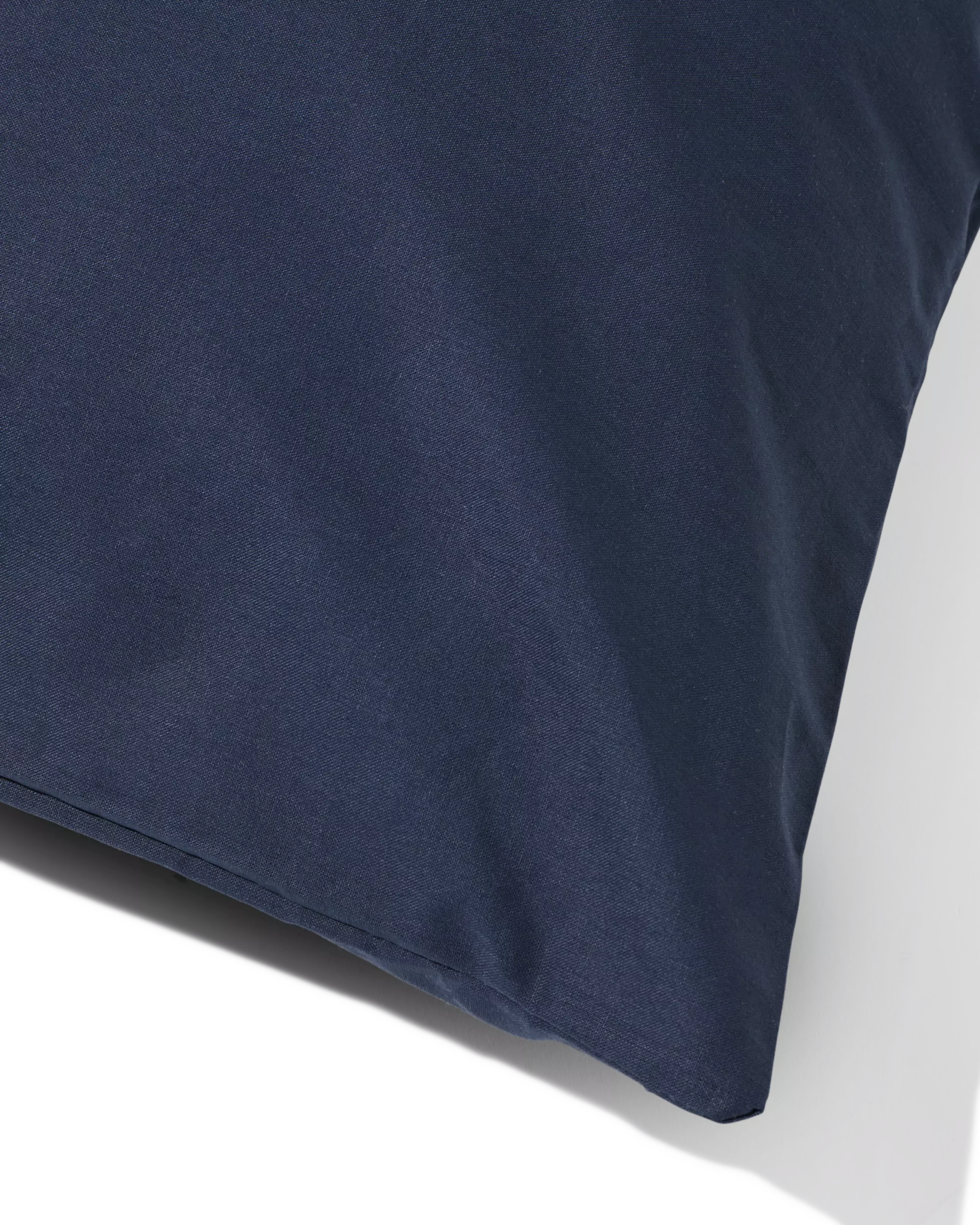 taie d'oreiller 50x160 cm coton doux bleu foncé