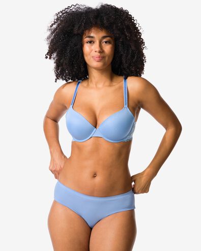 Damenhipster Second Skin, Mikrofaser blau blau - 19602354BLUE - HEMA
