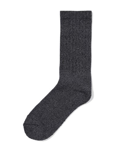 chaussettes homme thermiques gris chin&eacute; gris chin&eacute; - 4180210GREYMELANGE - HEMA