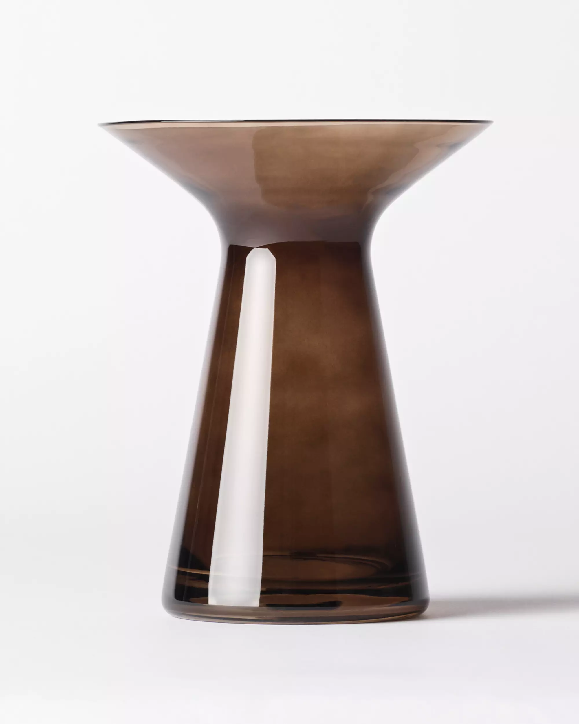 vase ⌀15 x 20 cm Zwier verre marron