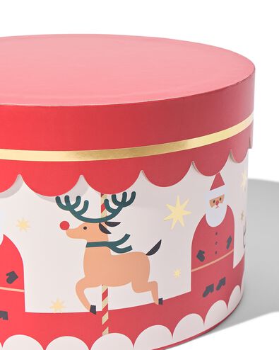 bo&icirc;te cadeau ⌀23,4 x 15 cm No&euml;l - 25702203 - HEMA
