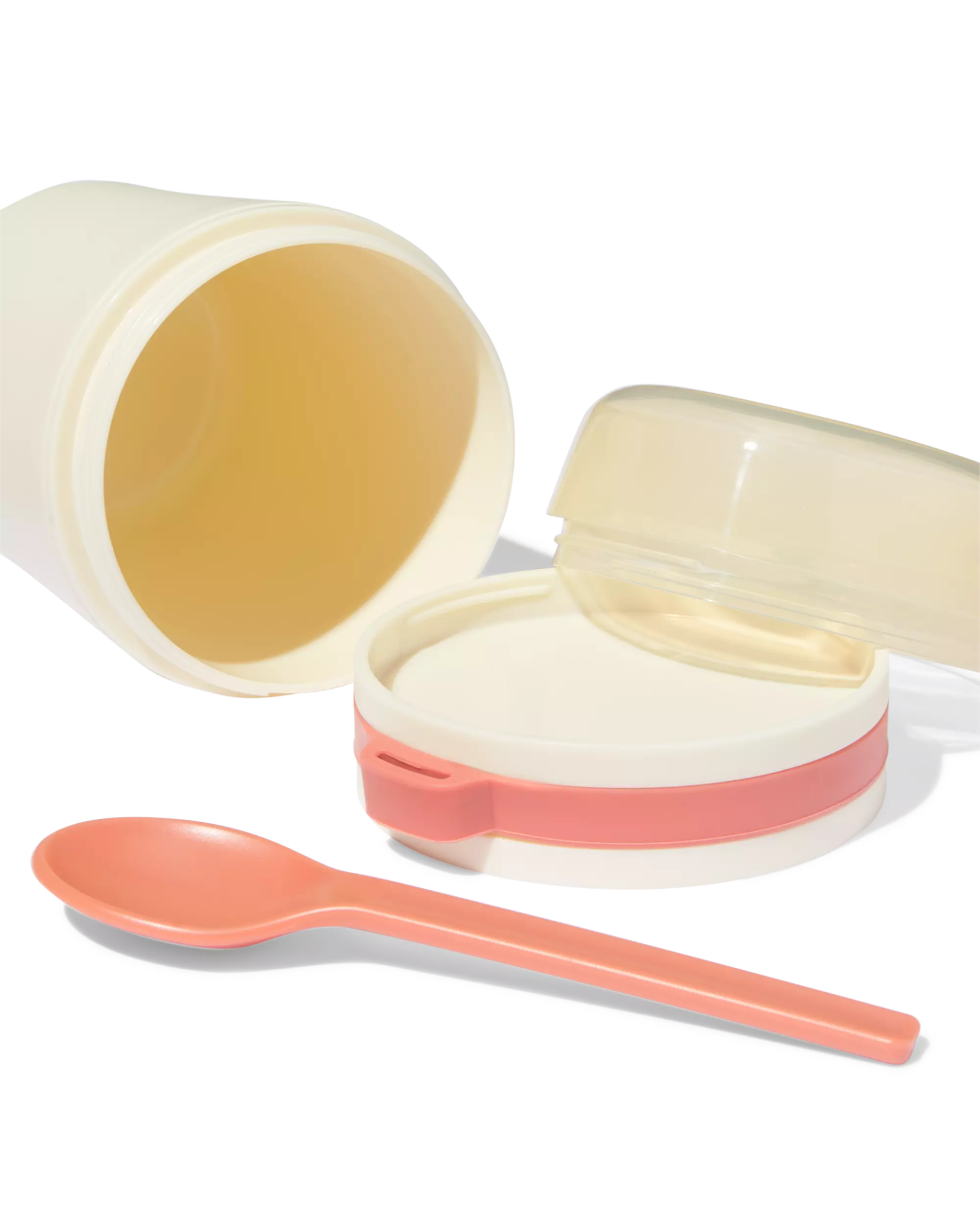 Joghurtbecher zum Mitnehmen 420 ml beige
