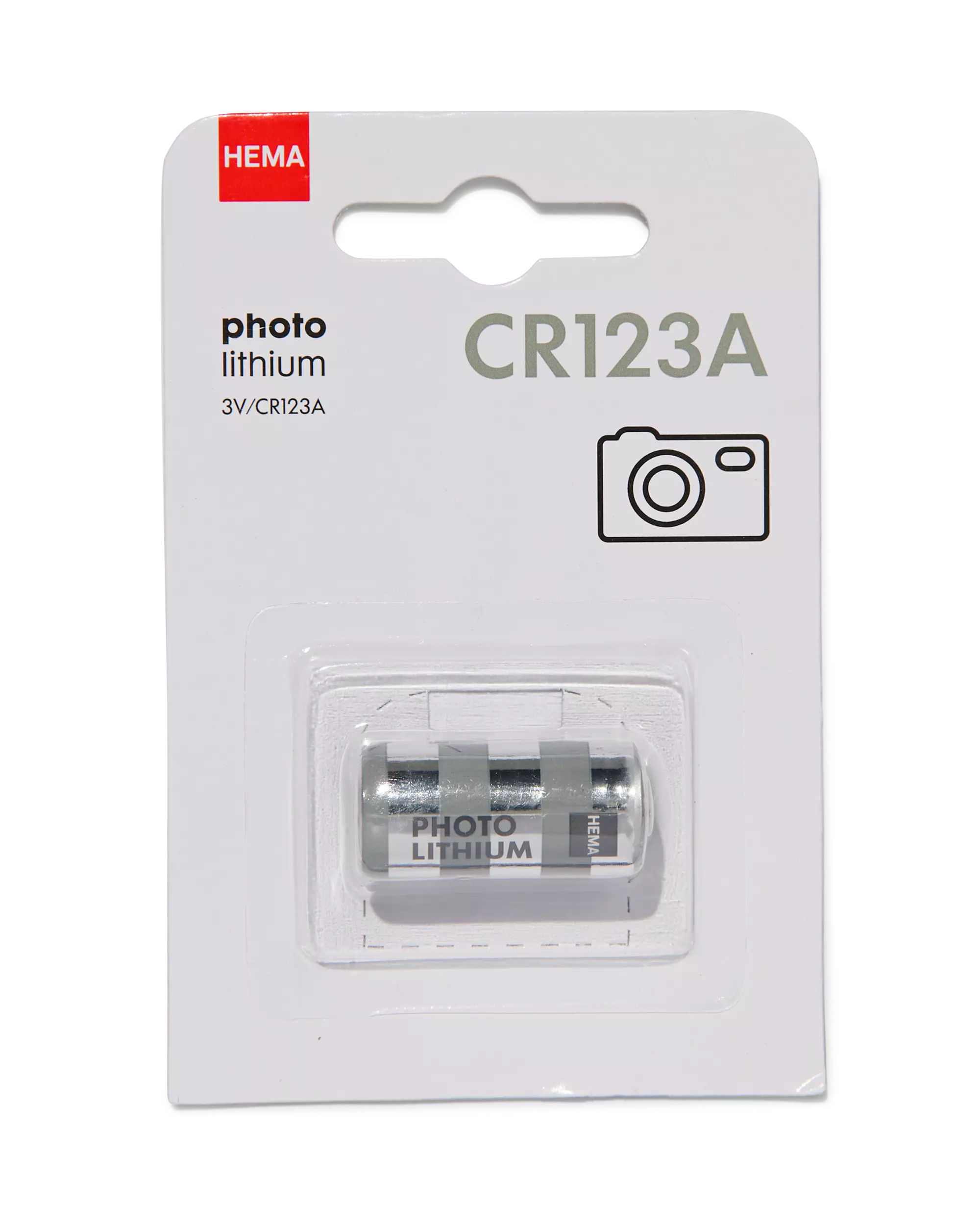 CR123A photo lithium batterij