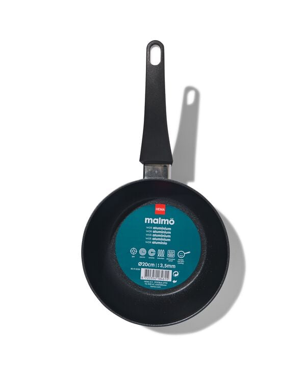 wok &Oslash; 20 cm Malm&ouml; en aluminium wok 20 cm - 80190038WOK20CM - HEMA