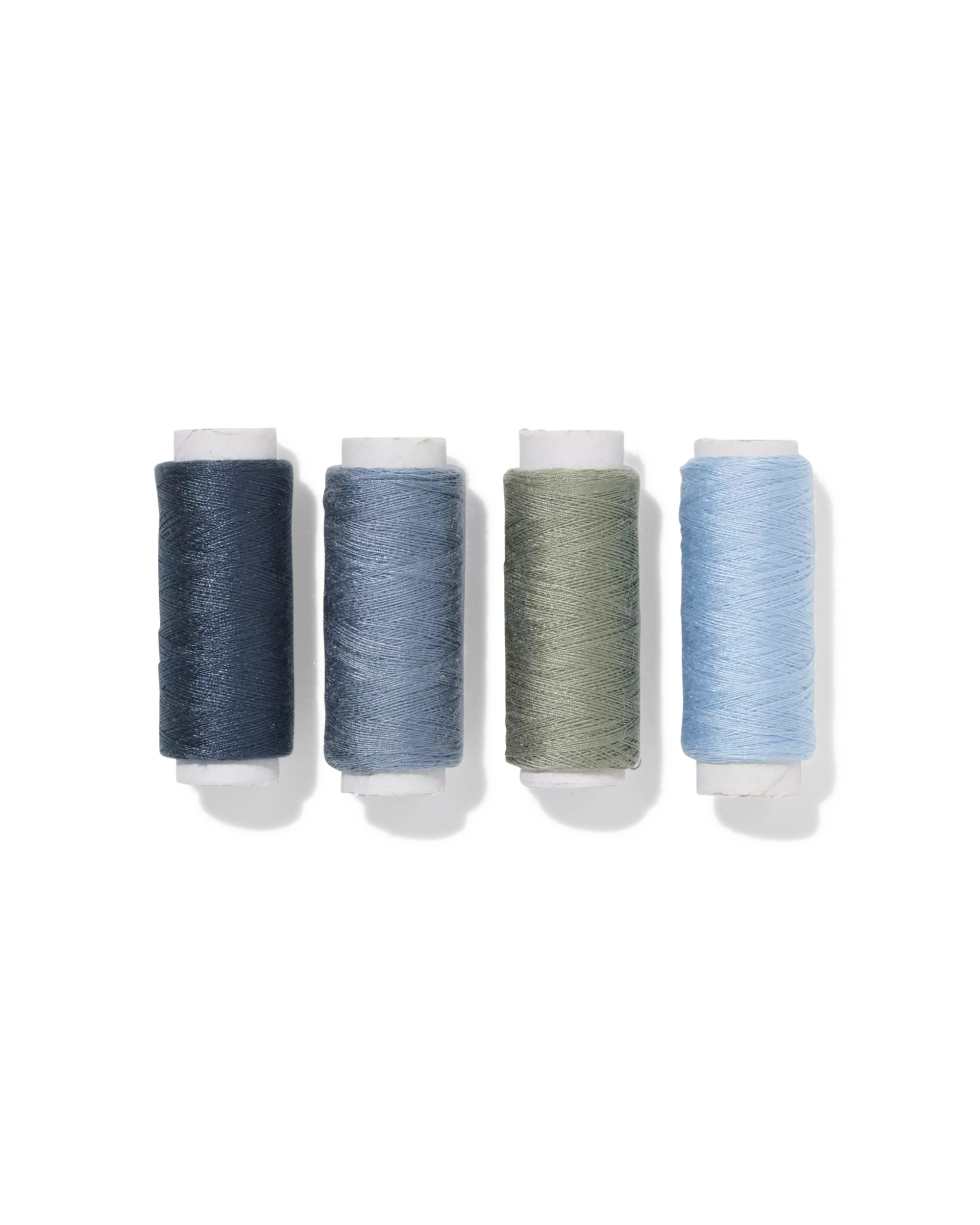 Nähgarnset 100 m, Denim – 4 Stück