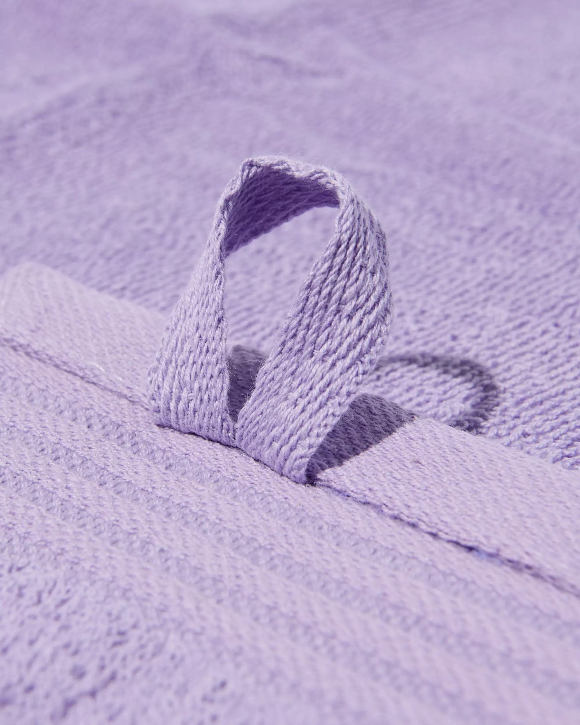 essuie-mains 50x50 coton lilas