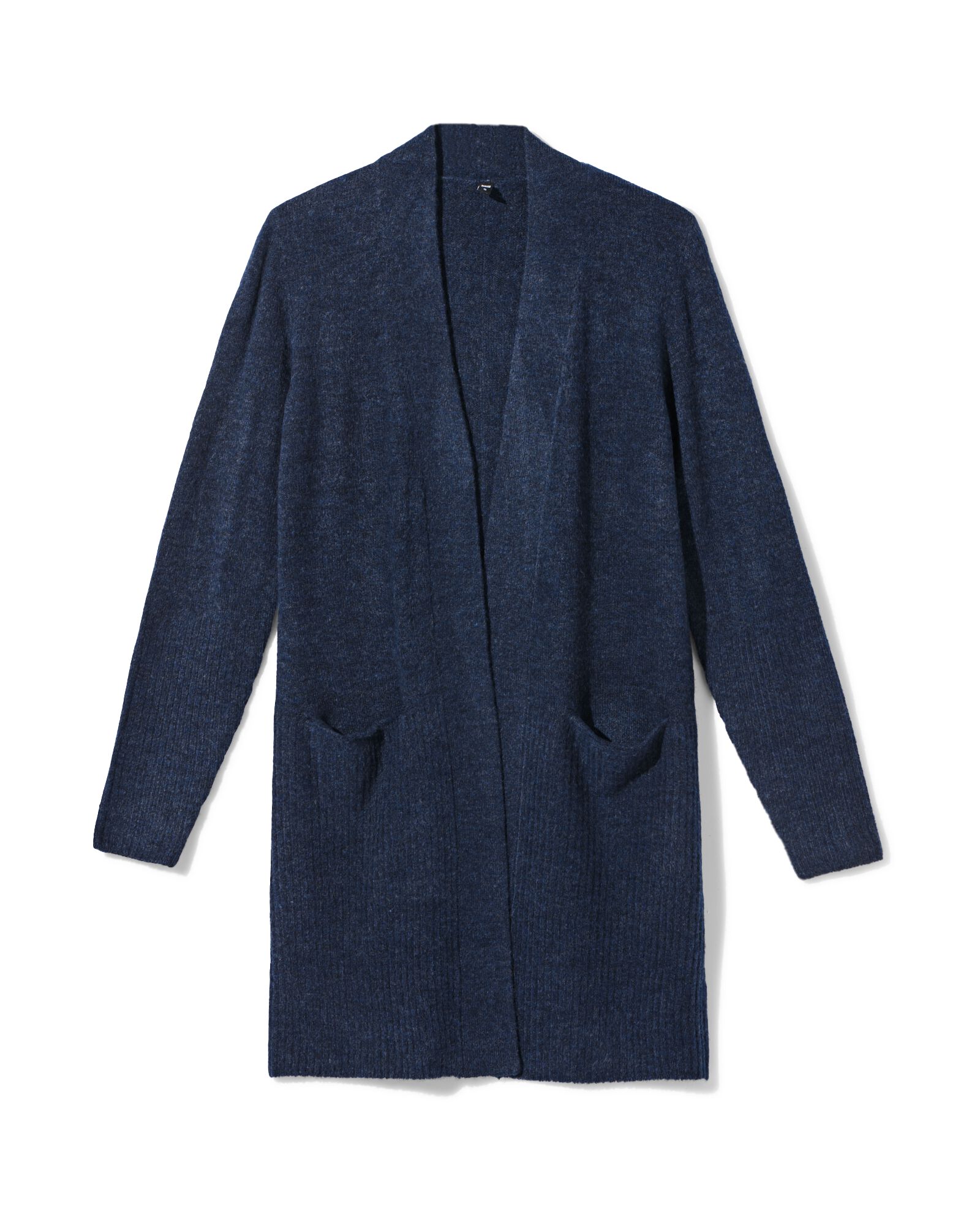 damesvest Lana acryl donkerblauw donkerblauw - 36307150DARKBLUE - HEMA