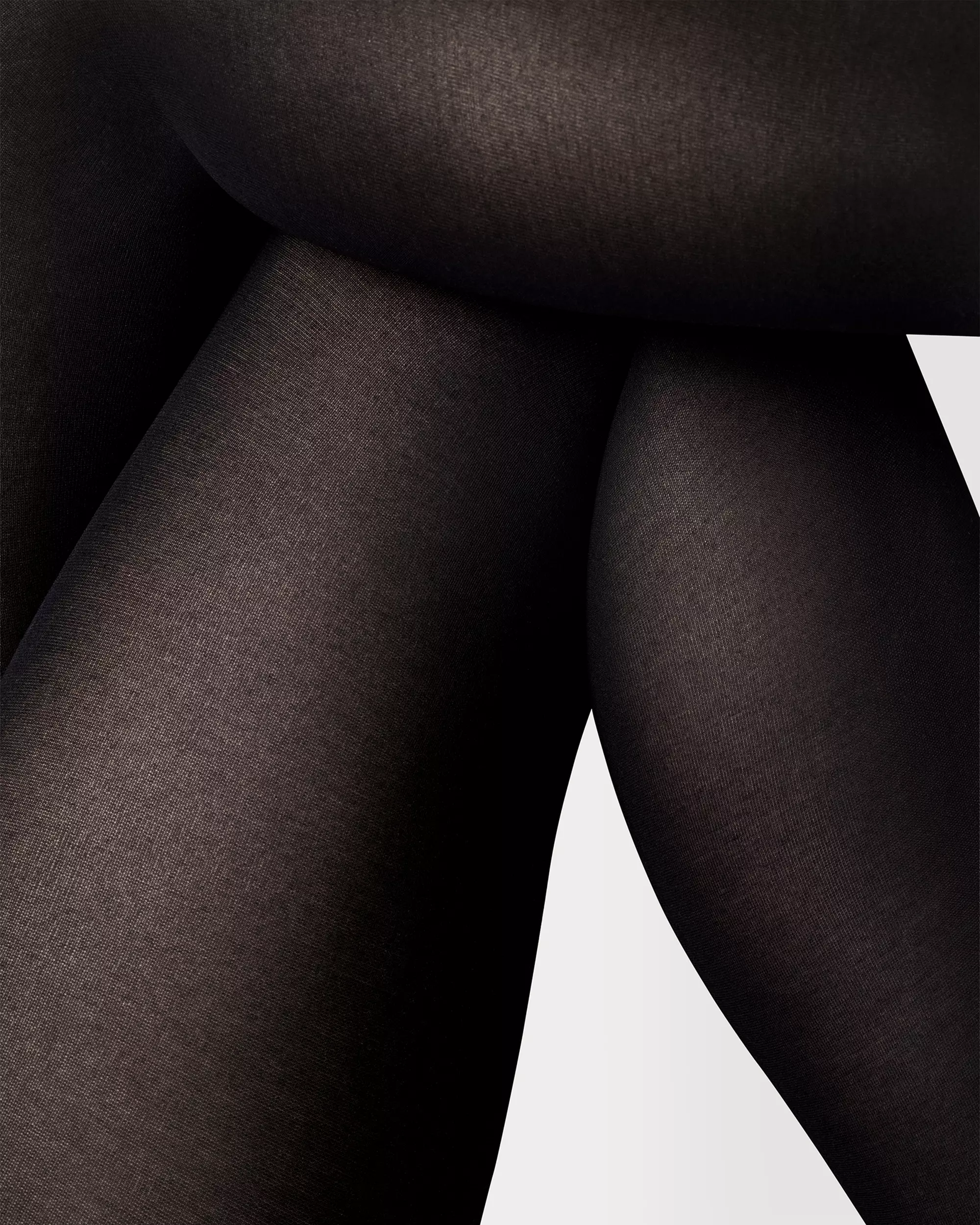 Damen-Strickstrumpfhose, Baumwolle, 100 Denier