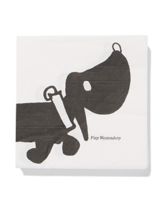 Takkie servetten 33x33cm papier - 20 stuks