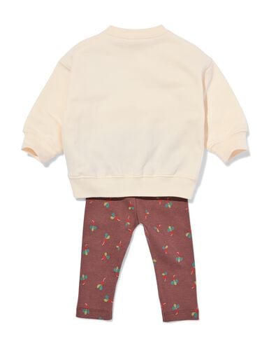 Baby-Bekleidungsset mit Radieschenmuster braun braun - 33018080BROWN - HEMA