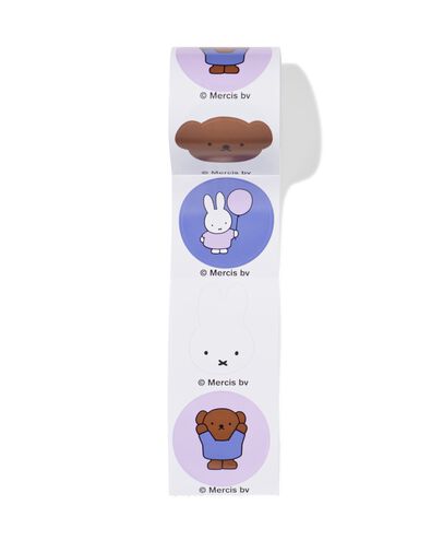 autocollants de fermeture miffy 5x7,5cm - 100 pi&egrave;ces - 14750067 - HEMA
