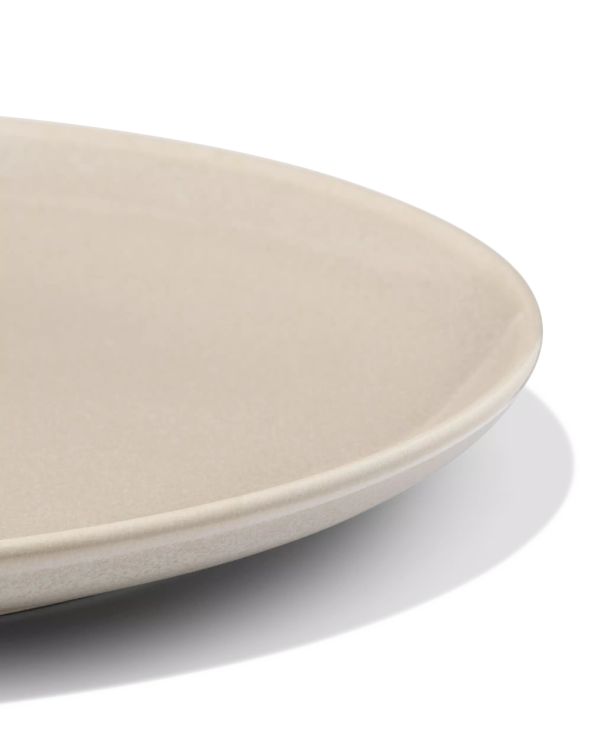 ontbijtbord Ø21cm Puur aardewerk beige