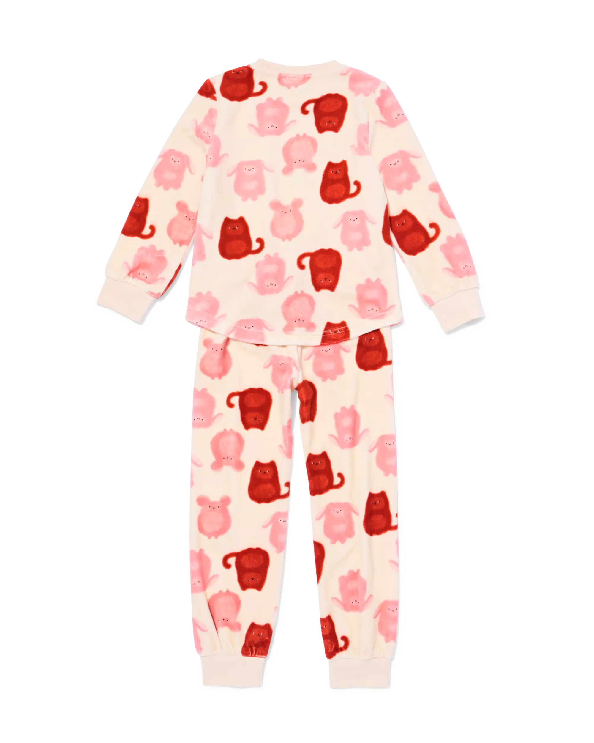 Kinderpyjama Samt Tiere