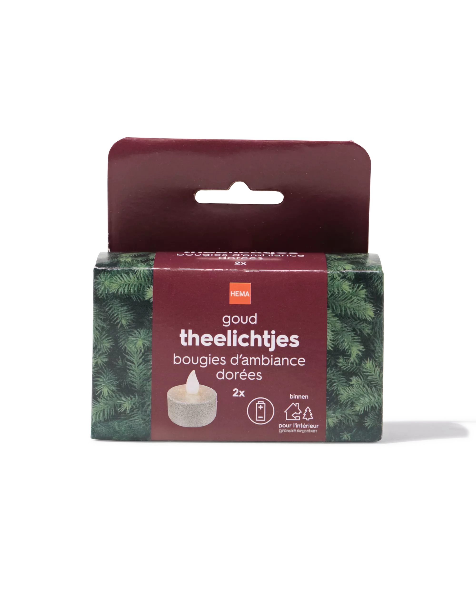 bougies chauffe-plat led or