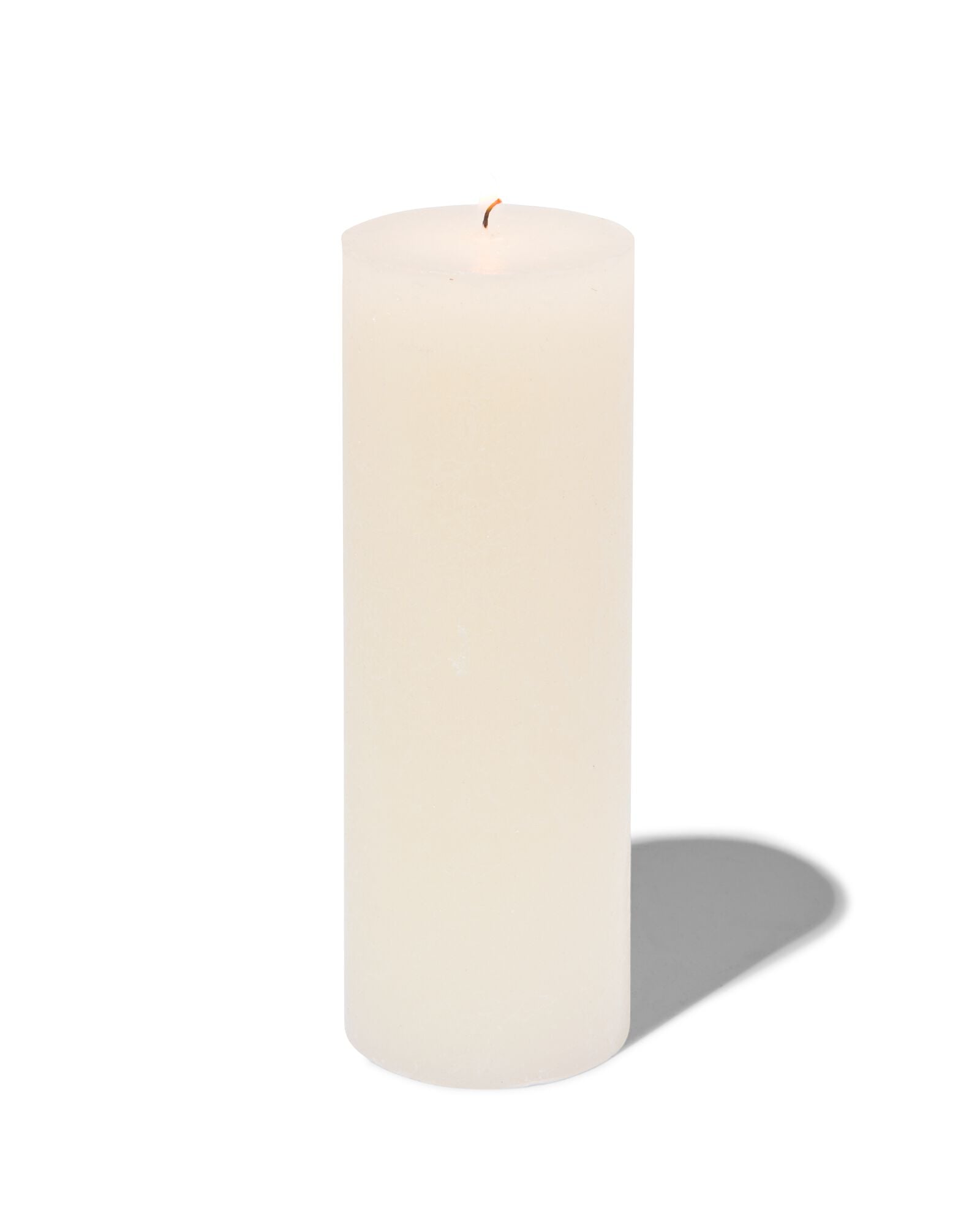 bougie rustique &Oslash;7x19 cm ivoire ivoire 7 x 19 - 13503149 - HEMA