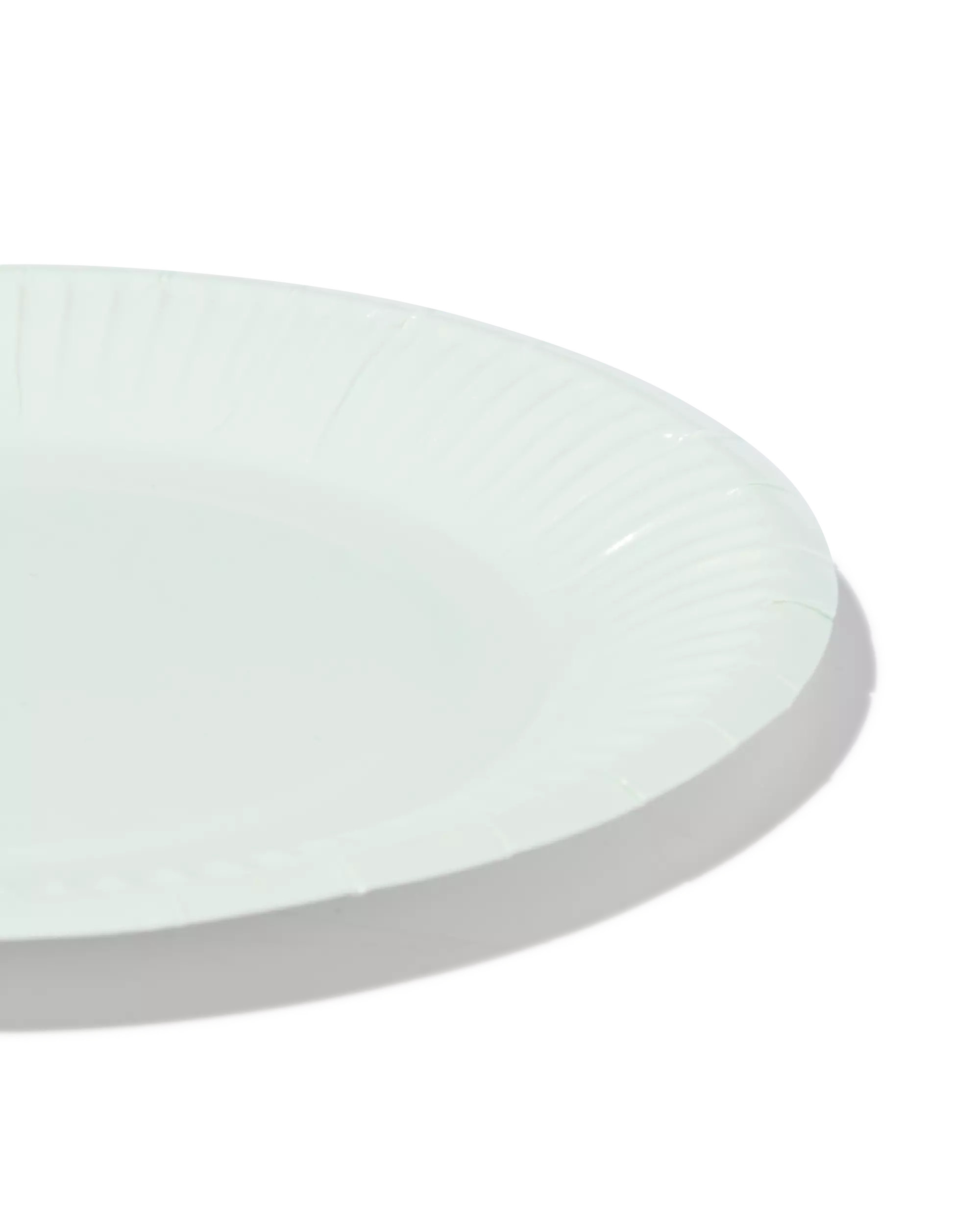 8 assiettes à dessert en carton Ø17.5cm bleu