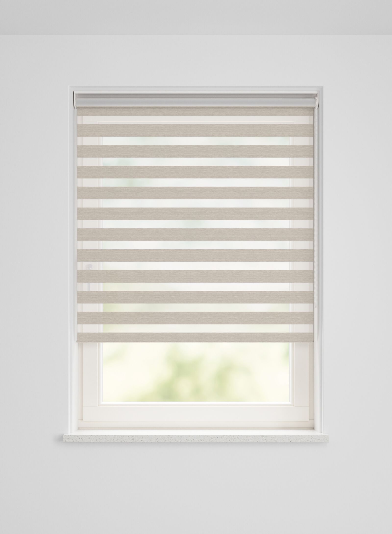 HEMA Duo Rolgordijn Lichtdoorlatend Structuur Taupe (taupe), foto 2