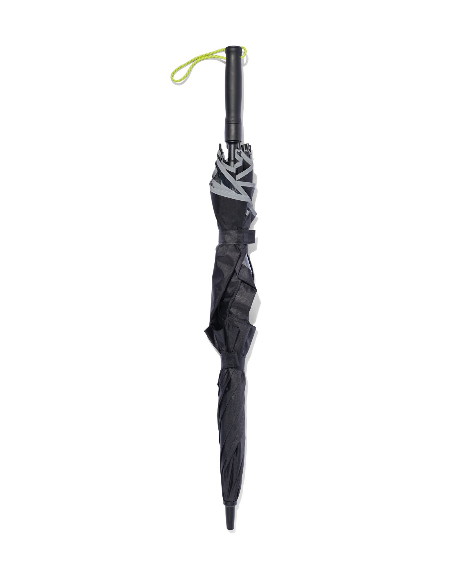 windbestendige paraplu &Oslash;114x89 zwart - 16830015 - HEMA