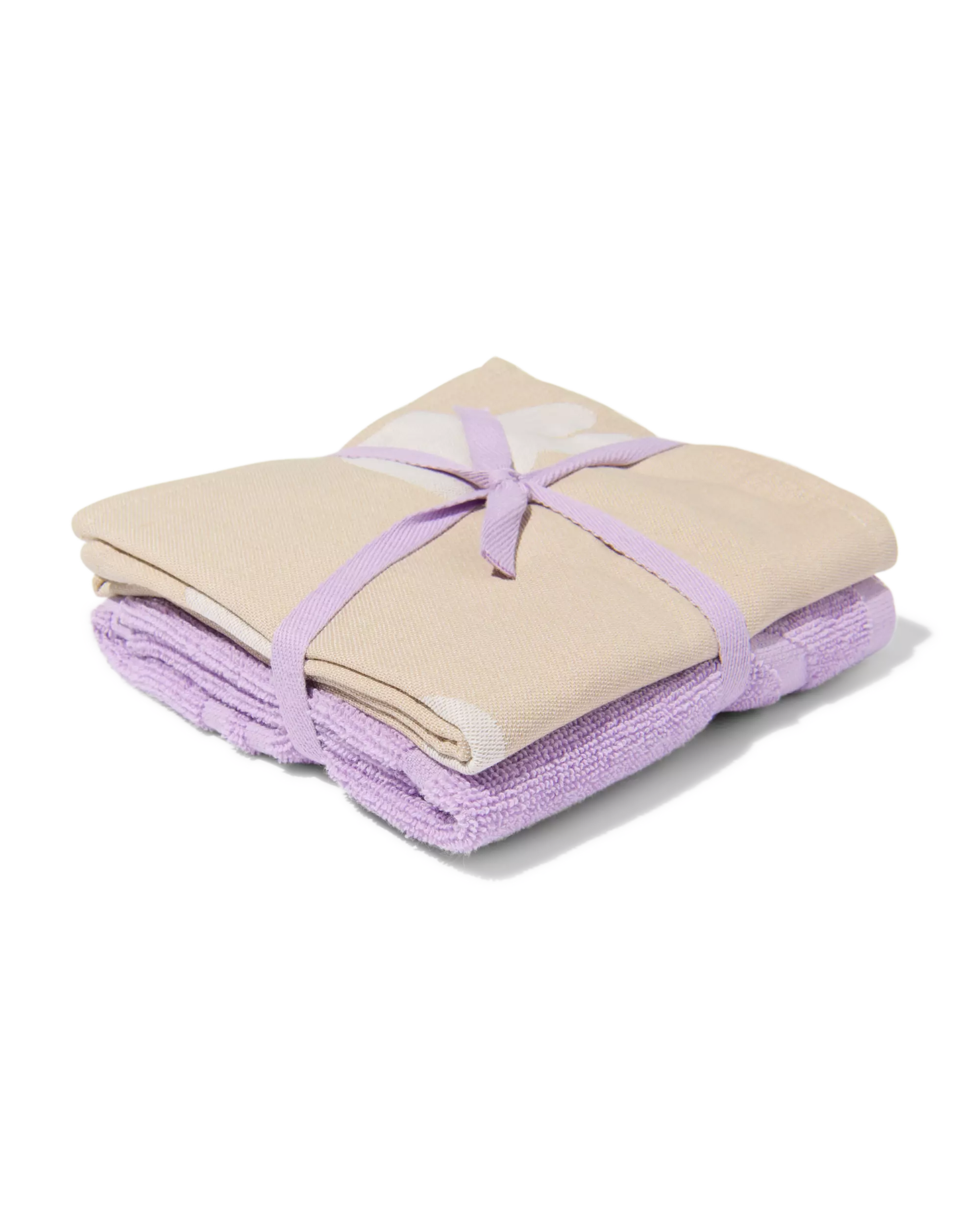 set de torchon et serviette Miffy 65x65 cm 