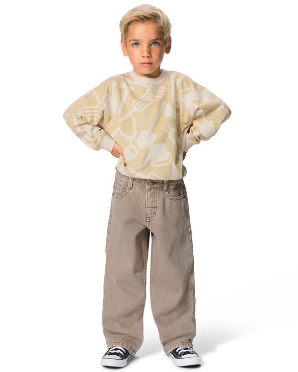 jean enfant coupe classique marron marron - 30731104BROWN - HEMA