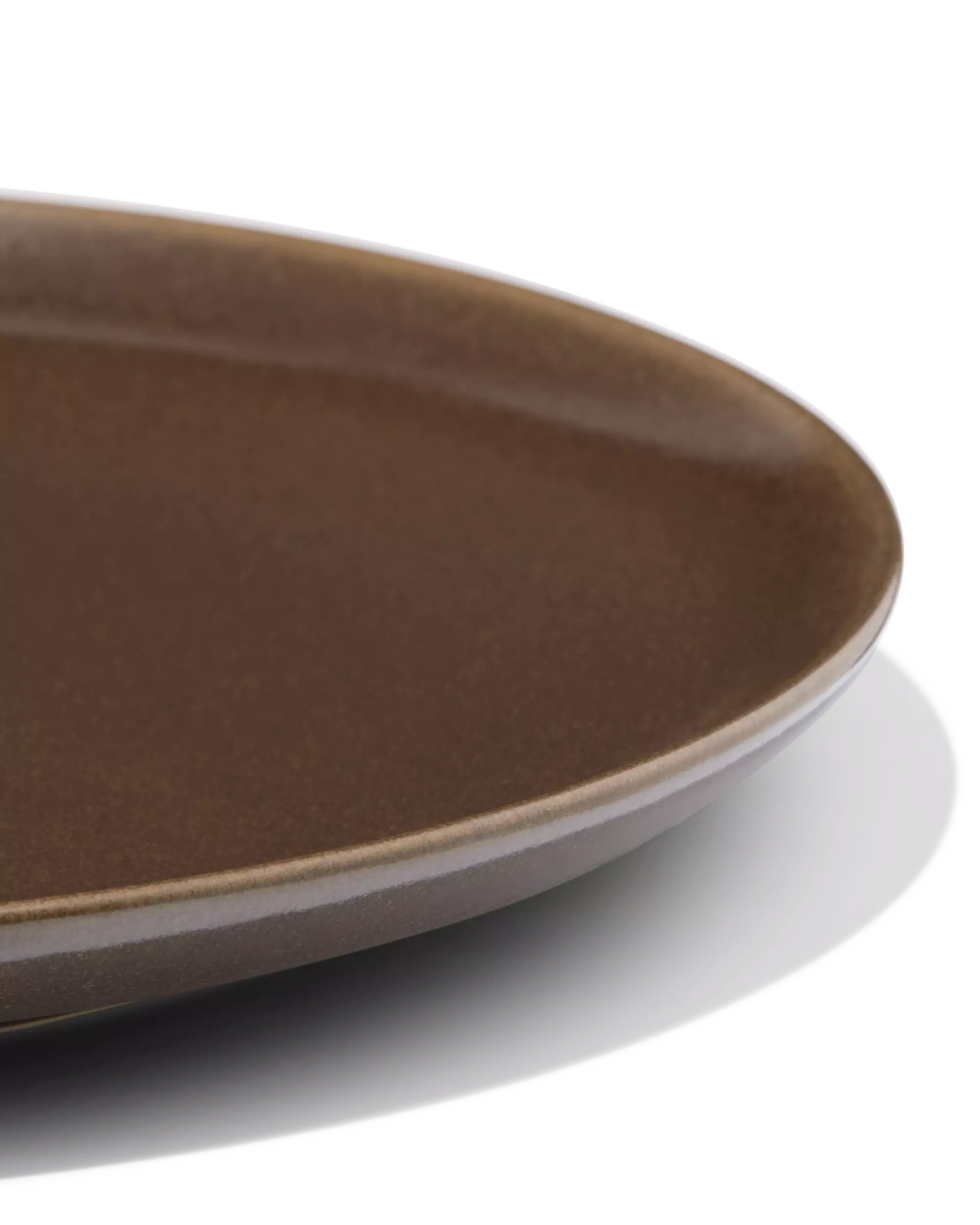 dinerbord Ø26cm Puur aardewerk donkerbruin