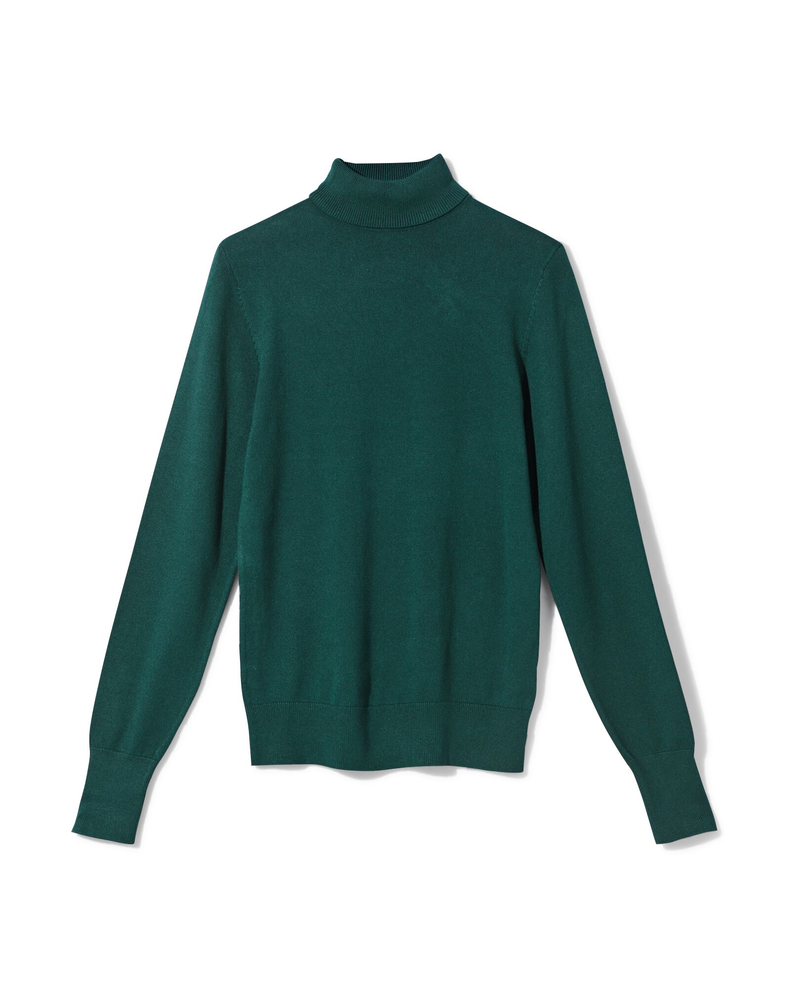 pull col roul&eacute; femme basique vert marin vert marin - 36306570SEAGREEN - HEMA