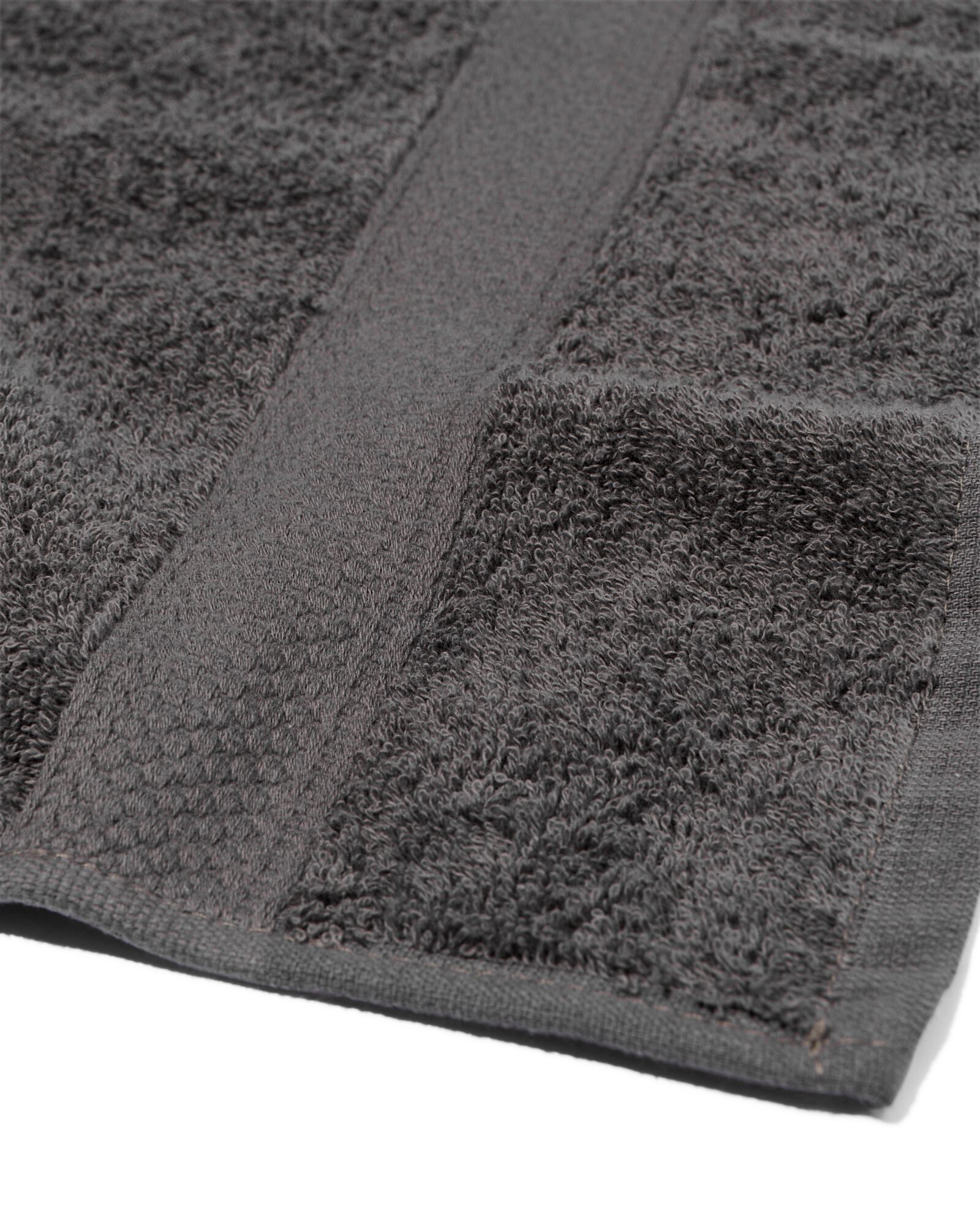 serviette de bain - 50x100 cm - qualit&eacute; &eacute;paisse - gris fonc&eacute; gris fonc&eacute; serviette 50 x 100 - 5212602 - HEMA
