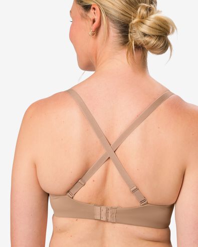 soutien-gorge pr&eacute;form&eacute; sans armatures marron clair - 21806670LIGHTBROWN - HEMA