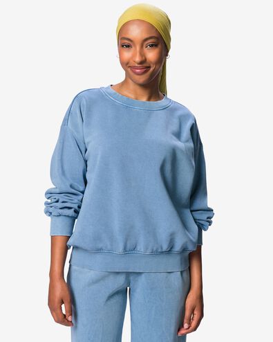 damestrui Esmee jersey blauw blauw - 36213570BLUE - HEMA