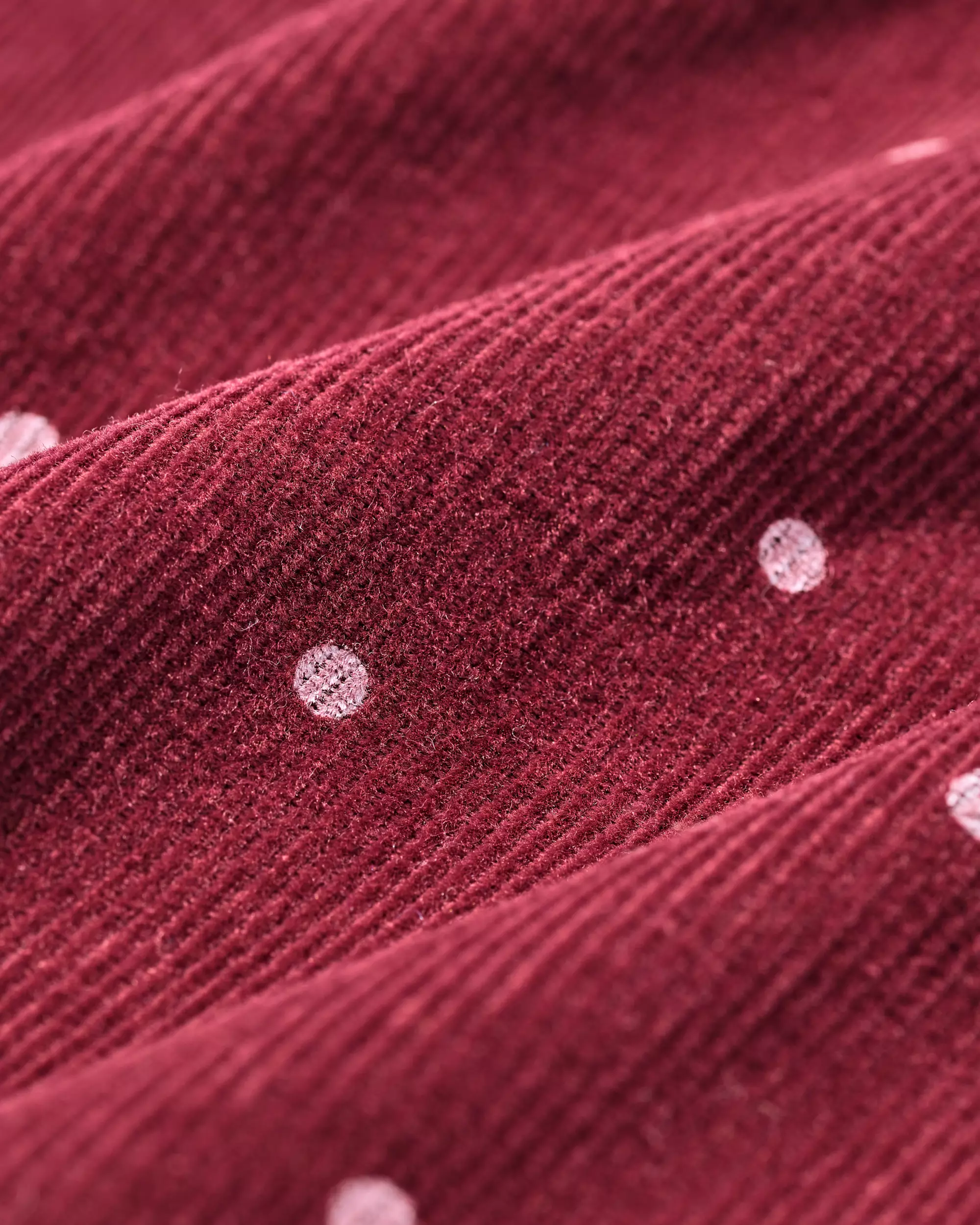 Babykleid in A-Linie aus Kord mit Punkten