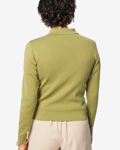 Damenstrickjacke Ivory gr&uuml;n gr&uuml;n - 36212460GREEN - HEMA