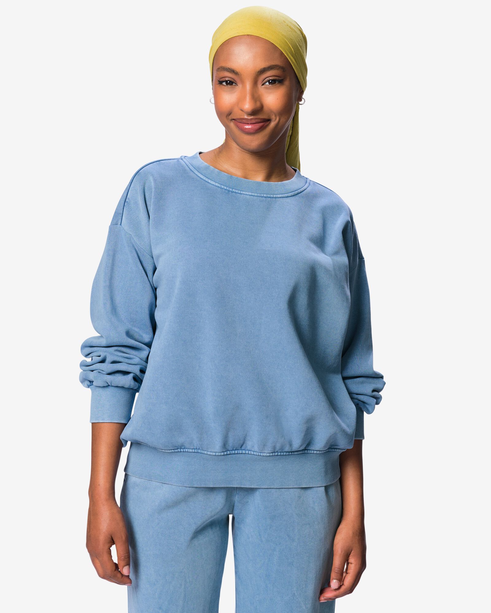 pull femme Esmee jersey bleu bleu - 36213570BLUE - HEMA