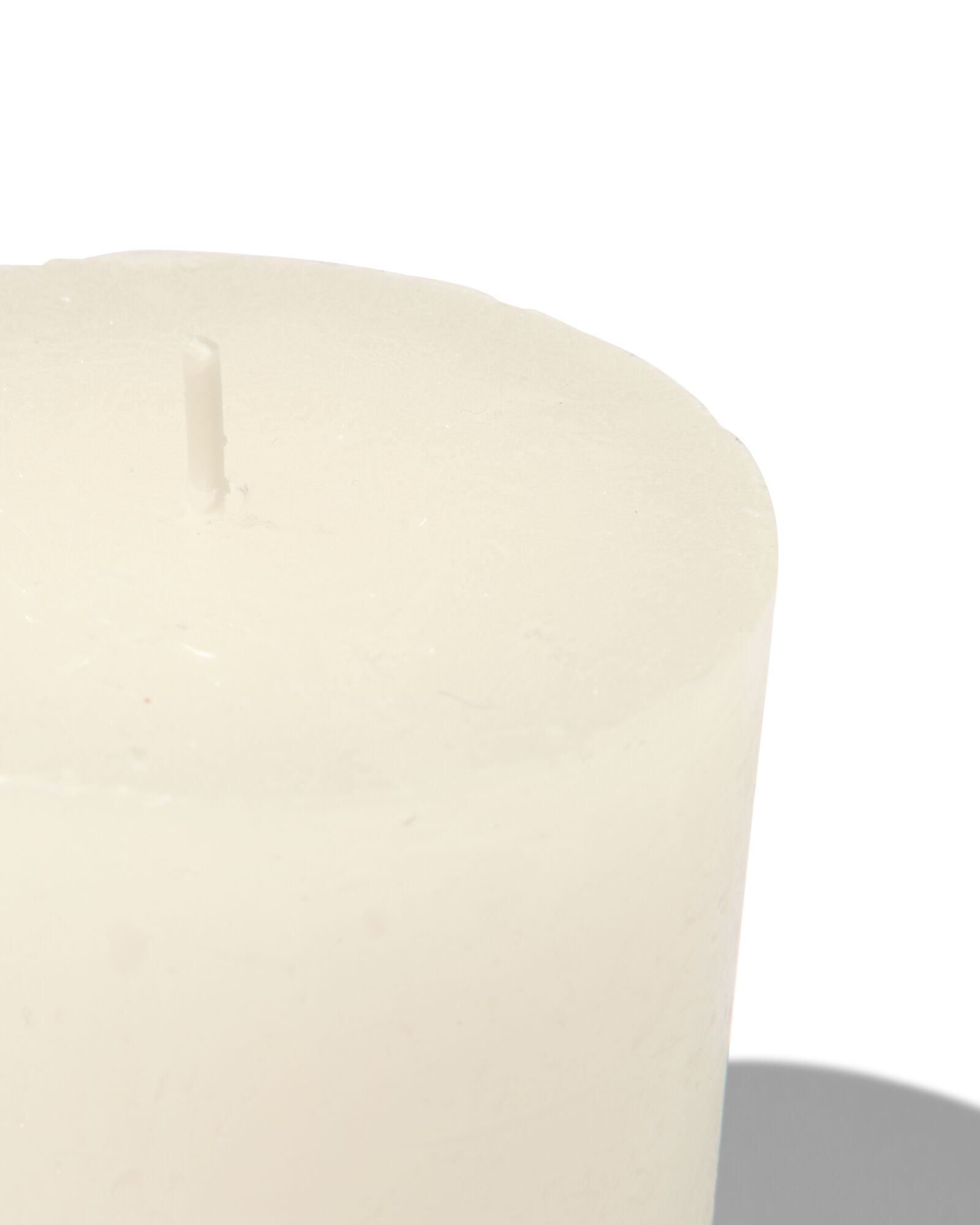 bougie rustique &Oslash;7x8 cm ivoire ivoire 7 x 8 - 13503154 - HEMA