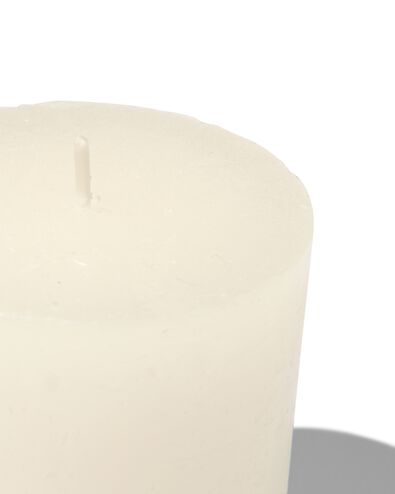 bougie rustique &Oslash;7x8 cm ivoire ivoire 7 x 8 - 13503154 - HEMA