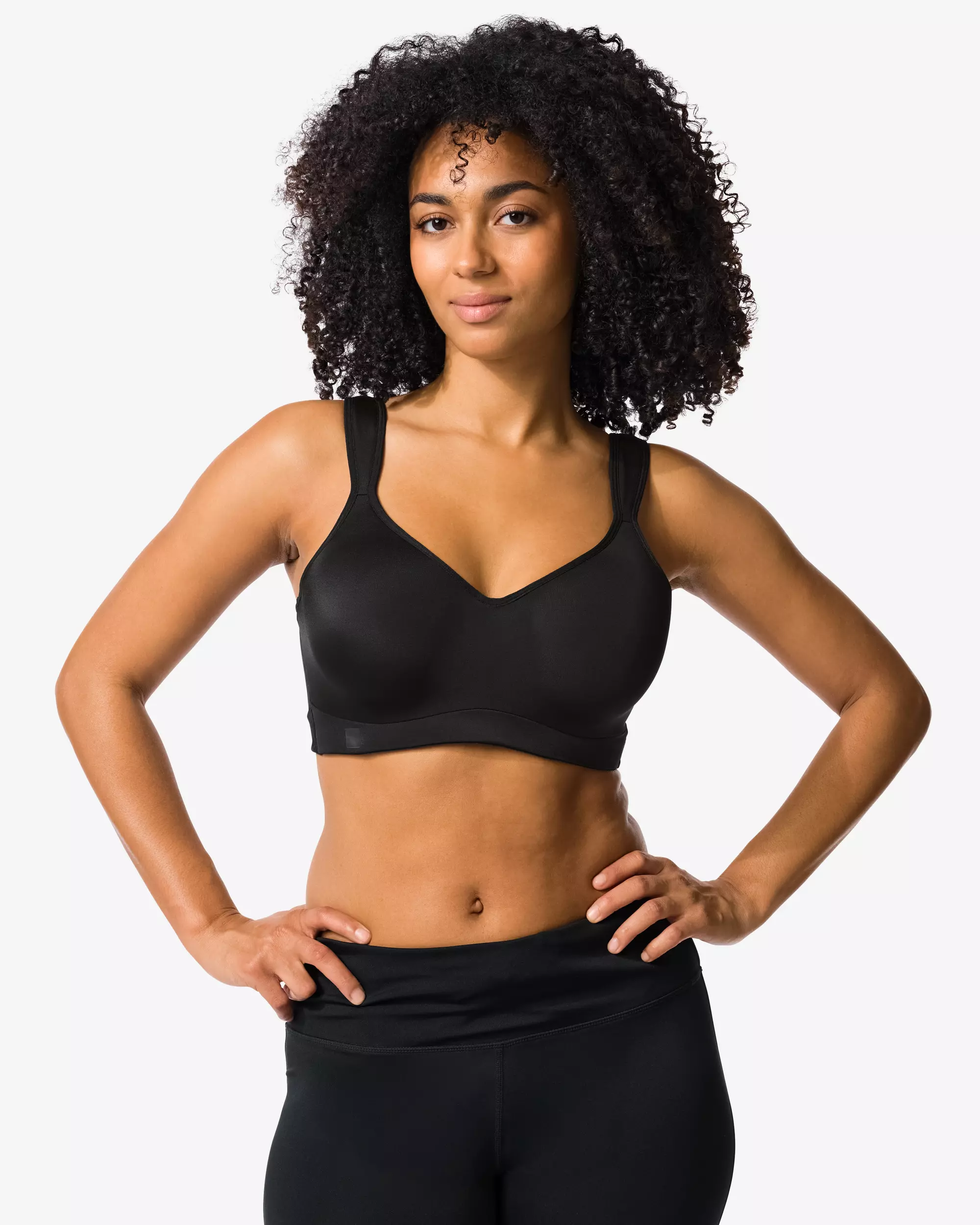 soutien-gorge de sport préformé à maintien élevé avec armatures