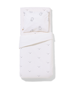 parure de lit Miffy pour tout-petit 120 x 150 cm en coton doux avec gigoteuse pour poupée