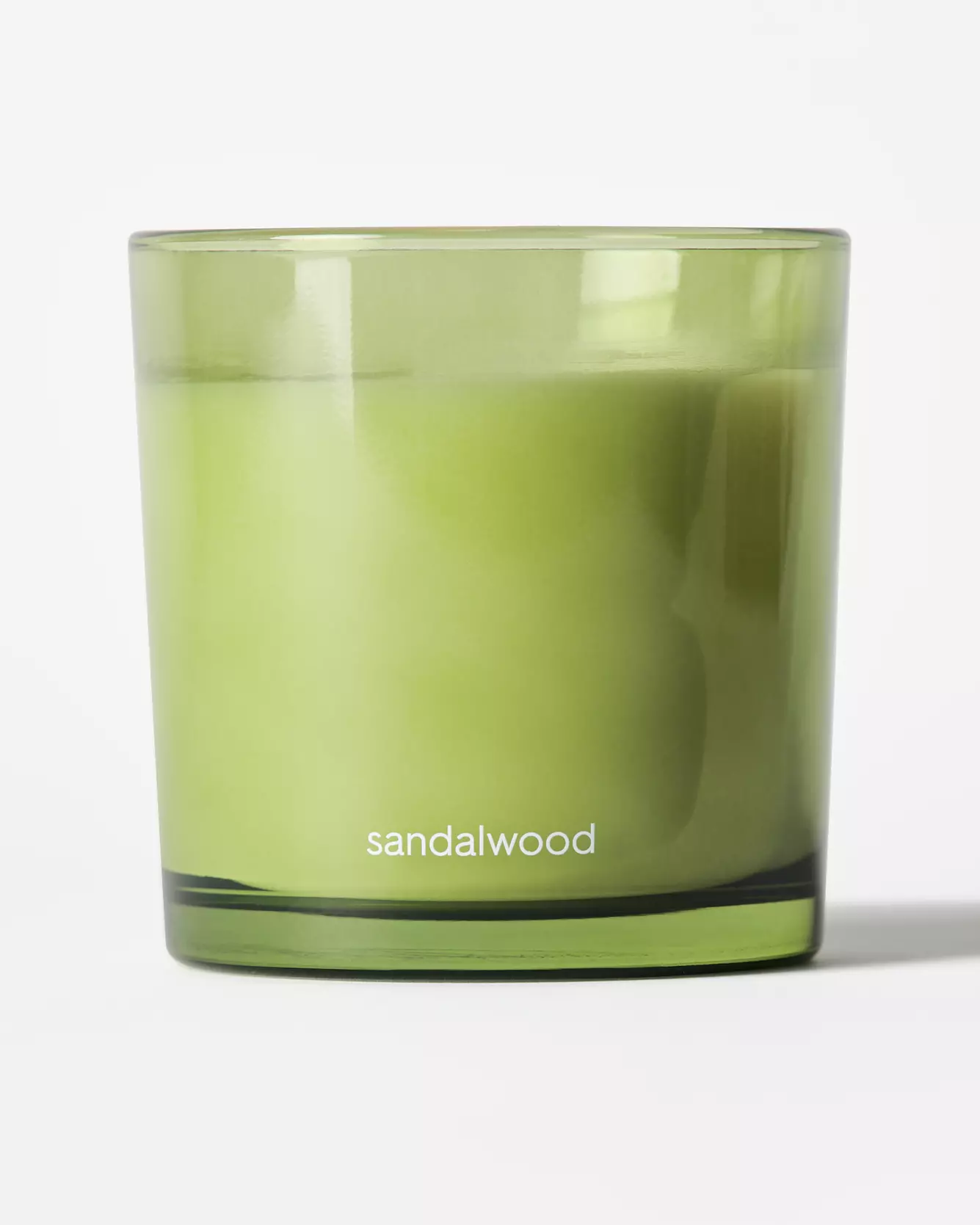 bougie parfumée ⌀10x10cm verre bois de santal