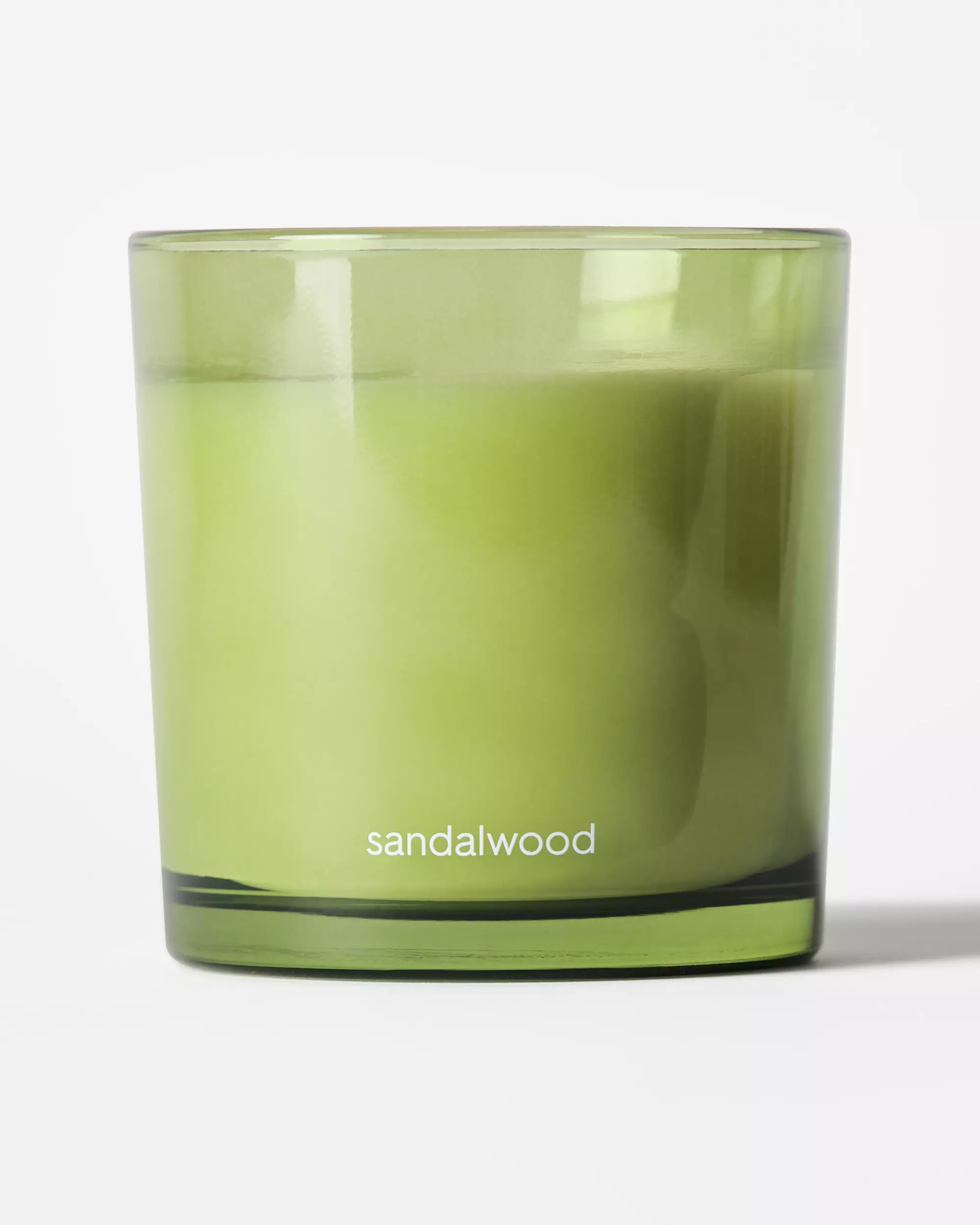 bougie parfumée ⌀10x10cm verre bois de santal