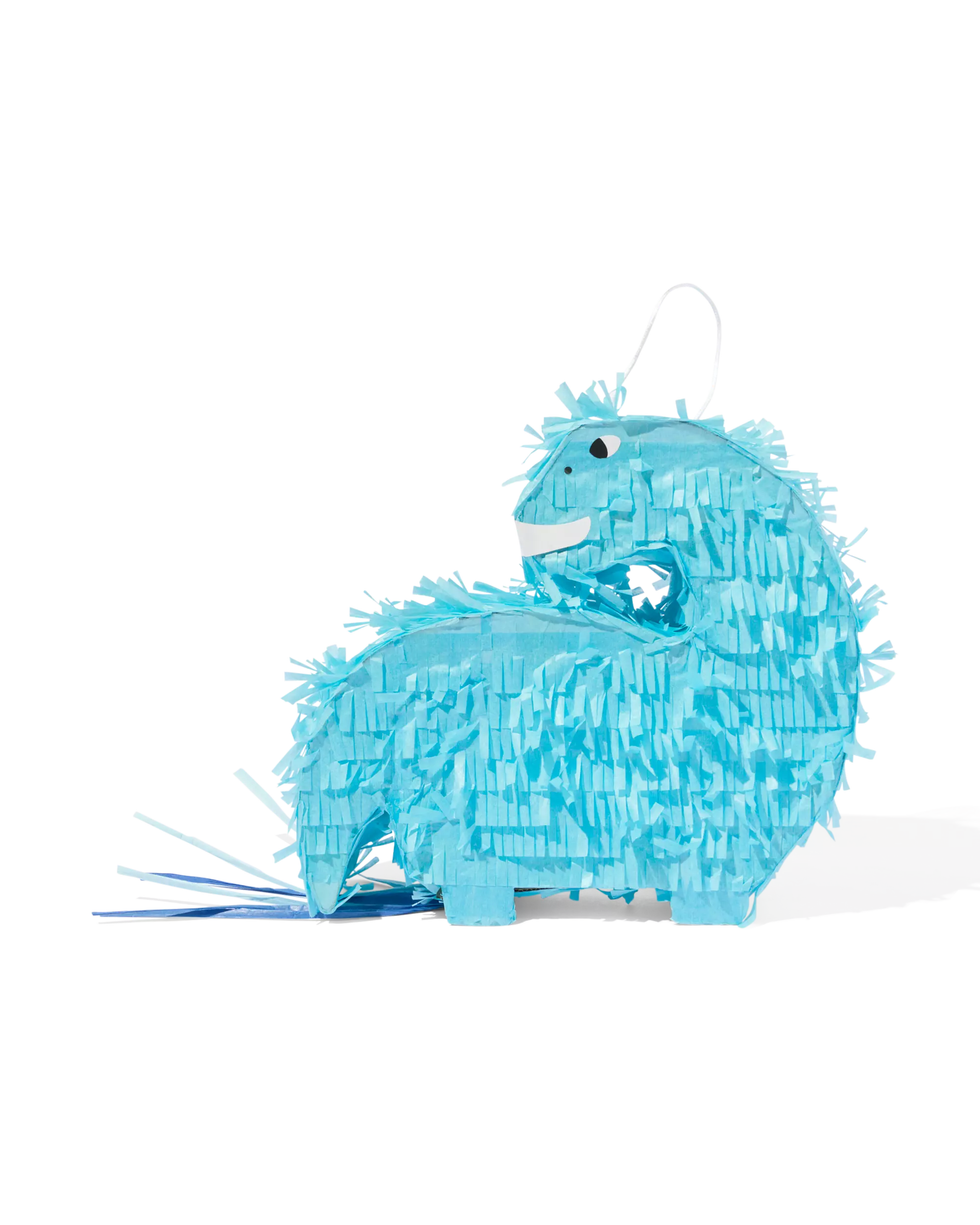 piñata dino blauw