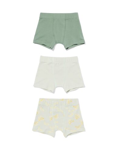 kinderboxer bananen - 3 stuks groen groen - 19203560GREEN - HEMA