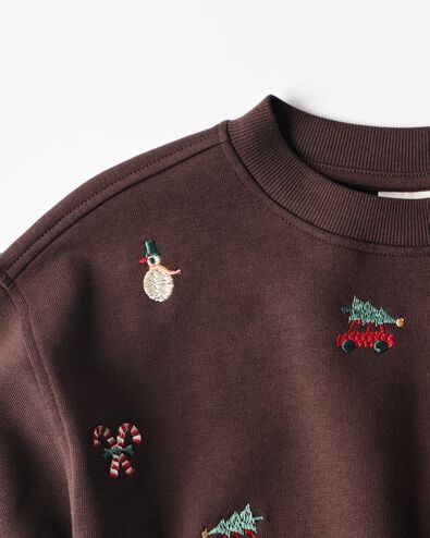 pull enfant no&euml;l marron marron - 30730702BROWN - HEMA