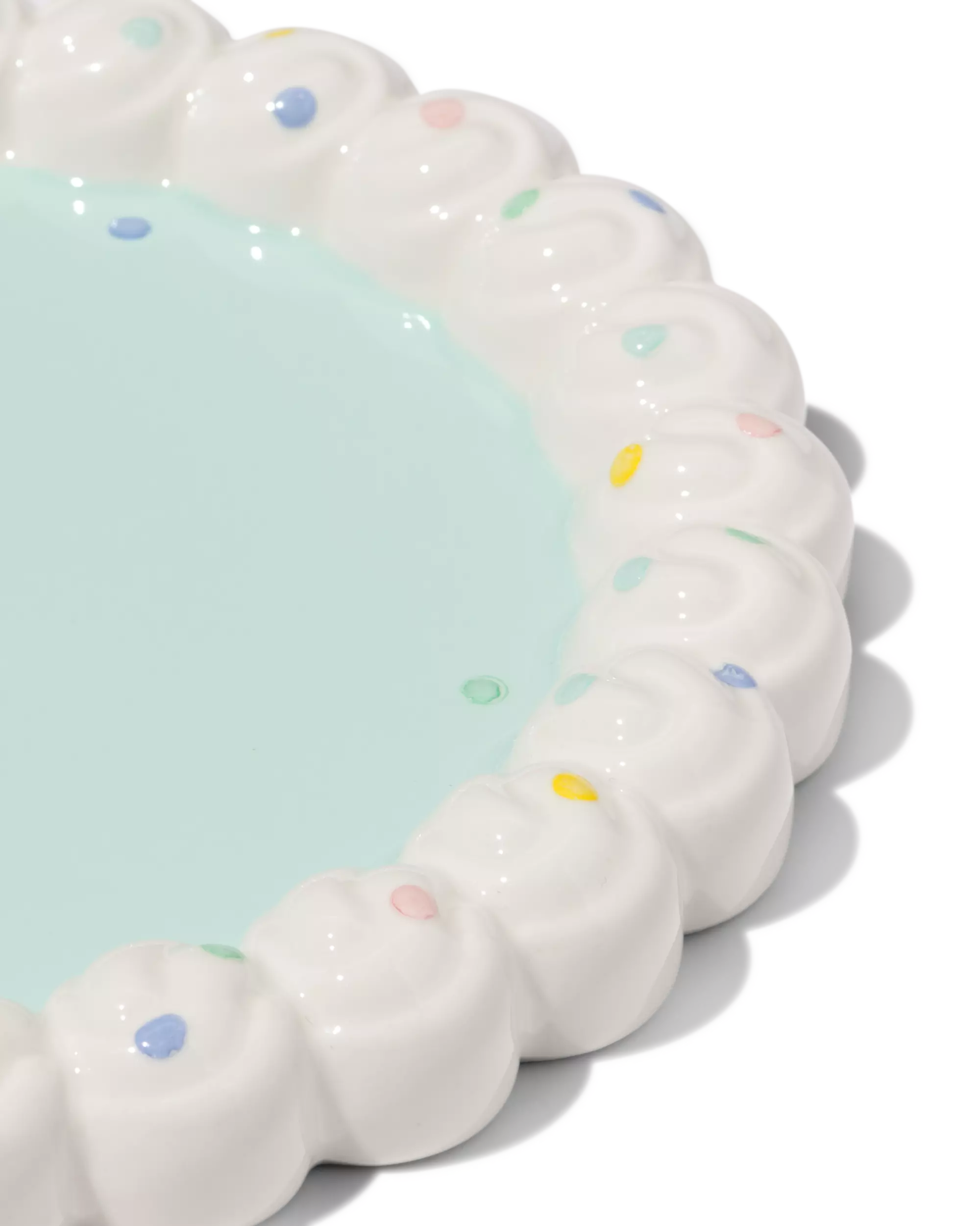 assiette à gâteau céramique fête