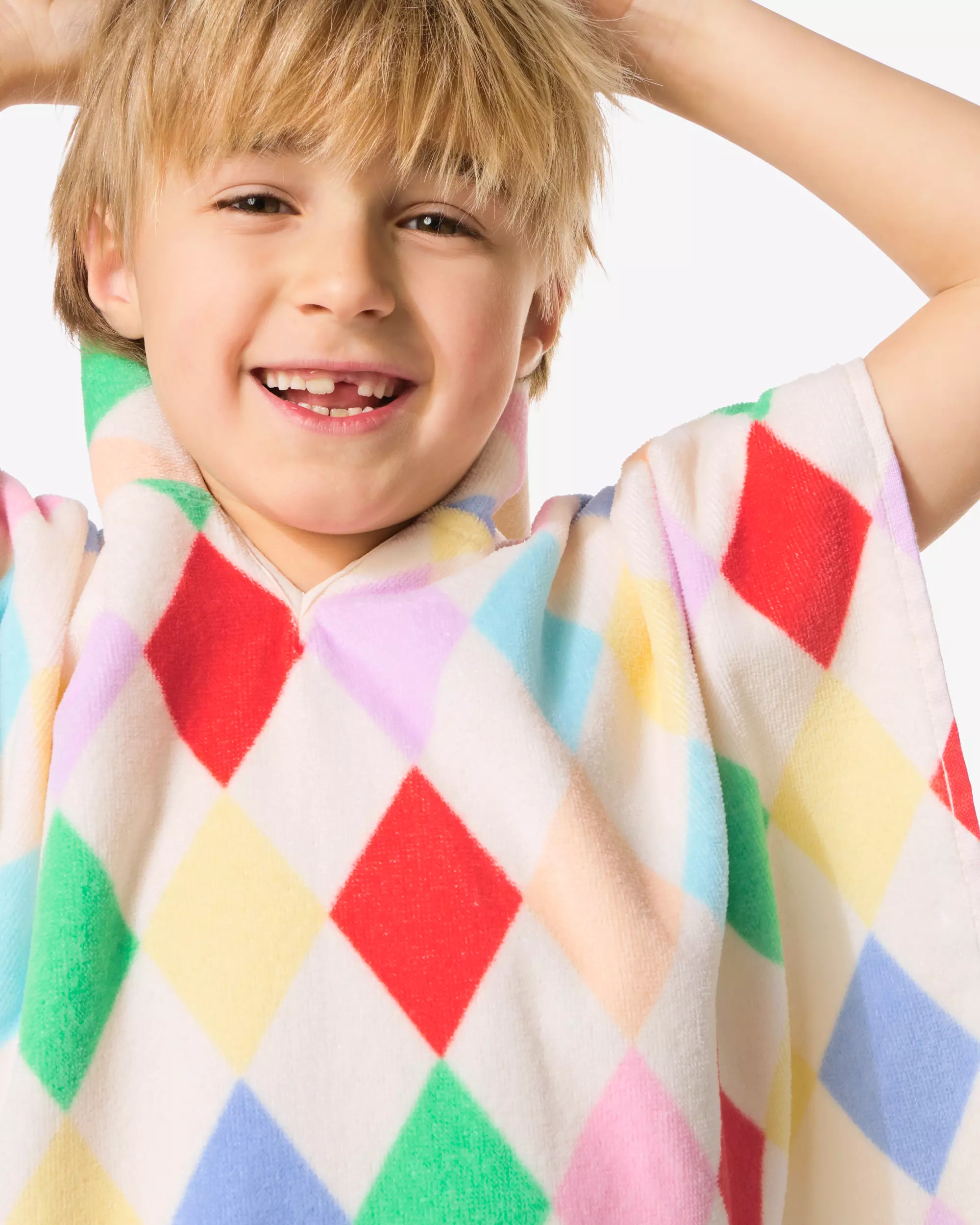 kinderponcho 60x60cm velours circus