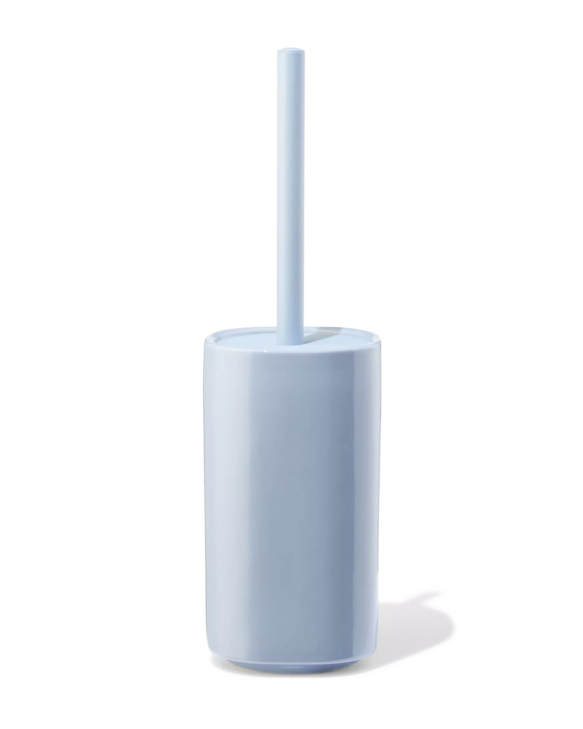 toiletborstel en houder ⌀10.5x19cm keramiek blauw