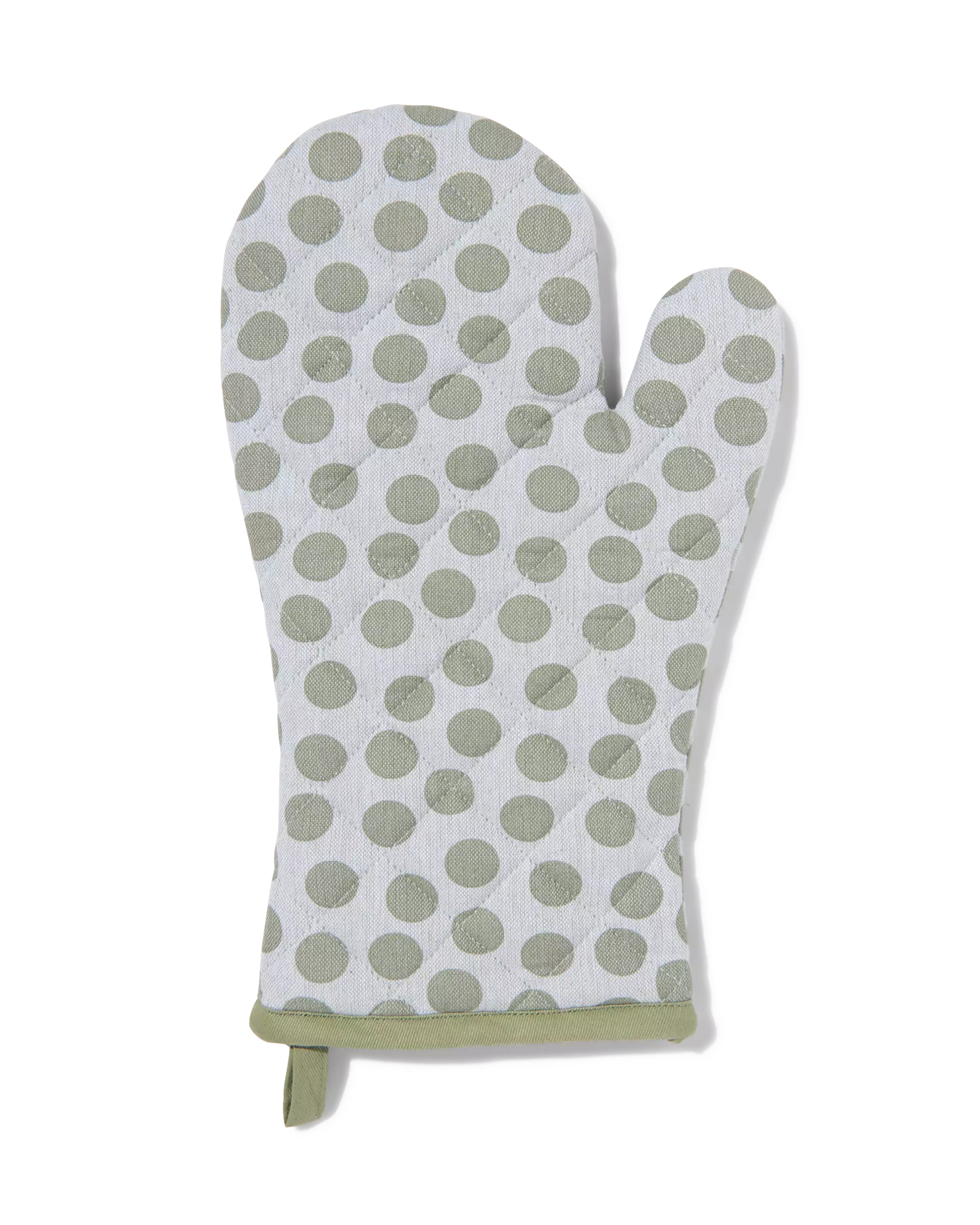 gant épais 32x20 pois verts