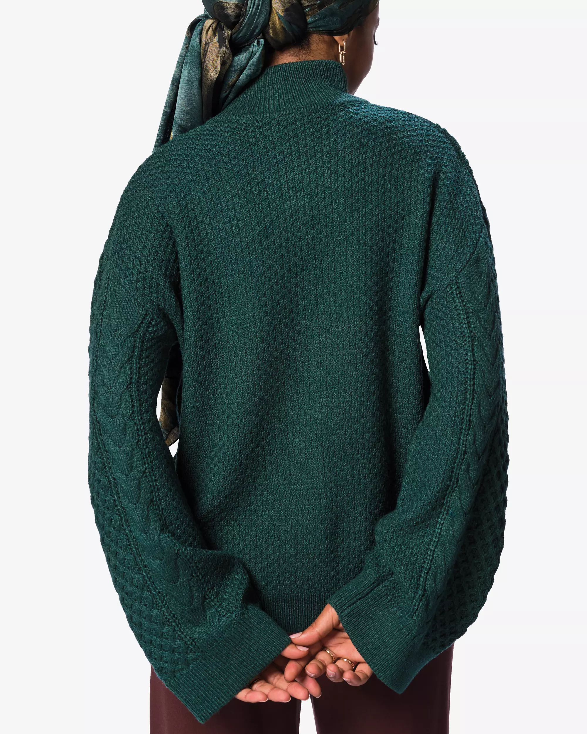cardigan femme torsadé grosse maille