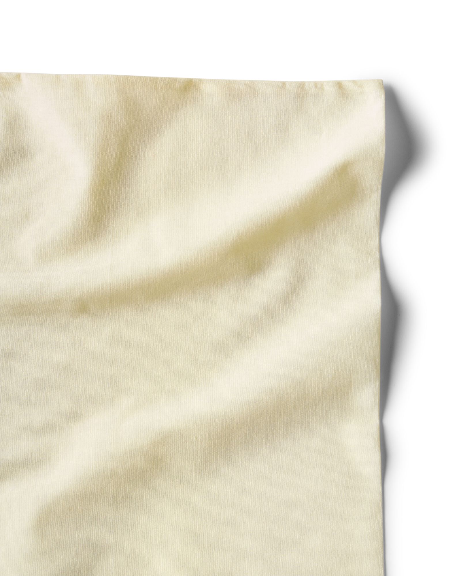 dekbedovertrek 140x200/220cm zacht katoen pastelgeel - 5720400 - HEMA