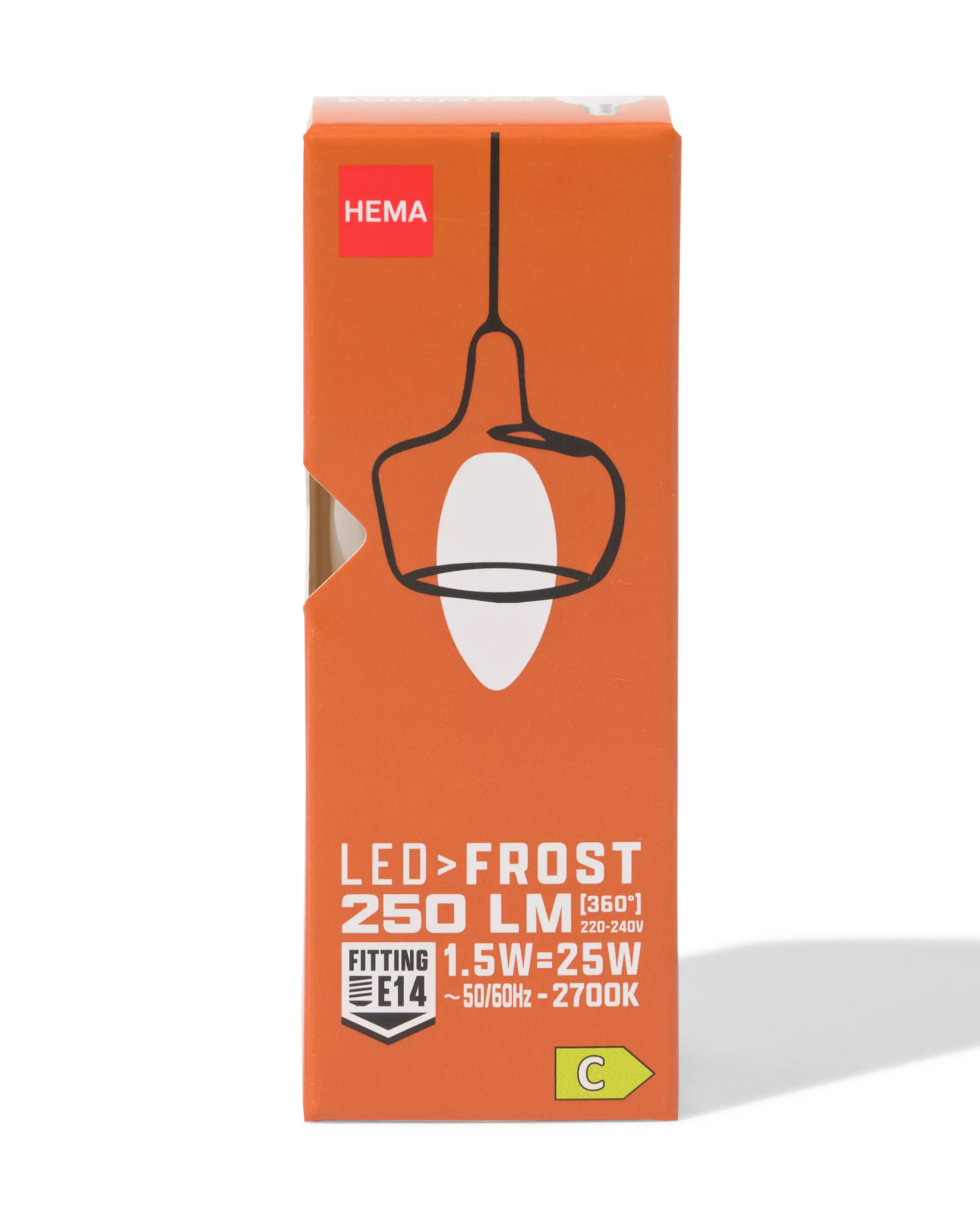 bougie led frost E14 1,5W 250lm