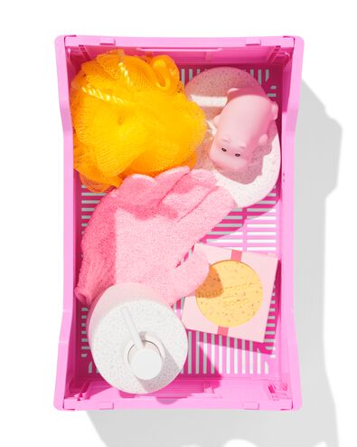 caisse pliable &agrave; lettres recycl&eacute;e S rose rose S  20 x 30 x 11,5 - 39810404 - HEMA